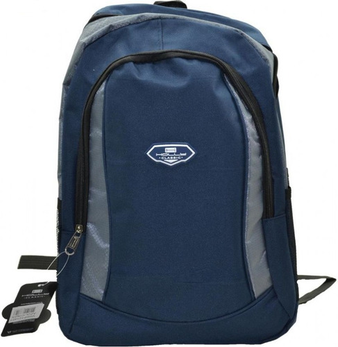 Mochila Holly Azul E Cinza Cor Azul-marinho