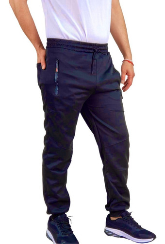 Pantalón Buzo Hombre Algodón. Jogger Fit Deportivo M A 3xl