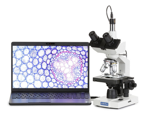 Microscopio Compuesto Laboratorio Trinocular Digital 2500x
