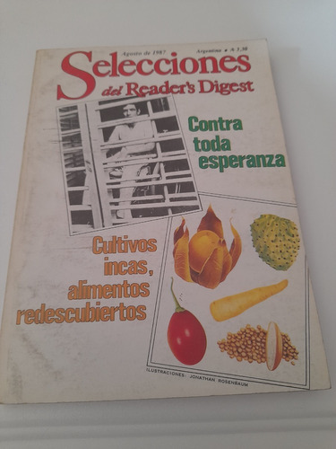 Revista Selecciones Del Readers Digest Agosto 1987 Español