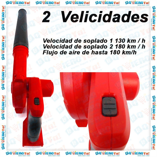 Sopladora Einhell Te-cb 18/180 Inalambrico 180 Km/h 2 Veloci