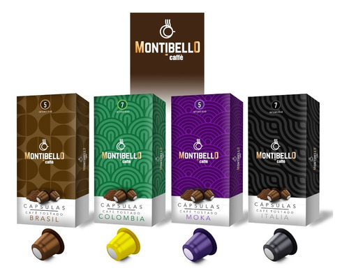 Capsulas Cafe Montibello Compatibes Nespresso X 40 Unidades