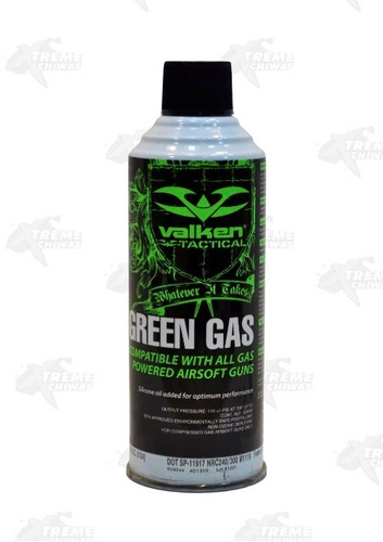 Green Gas Silicona Valken 8oz Marcadora Airsoft Gotcha Xtrem