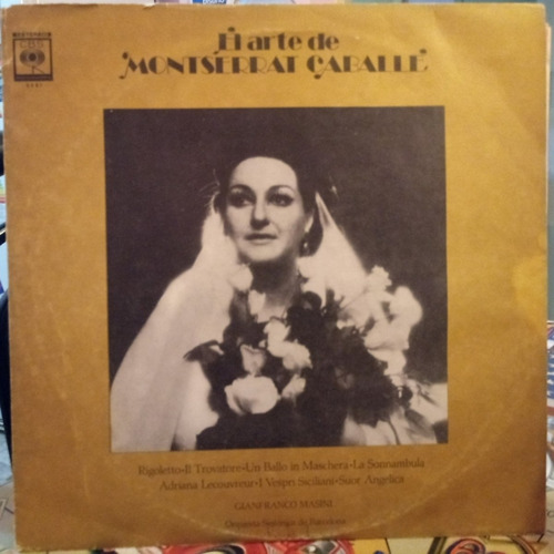 El Arte De Montserrat Caballe Tapa 8 Vinilo 9.5 Opera