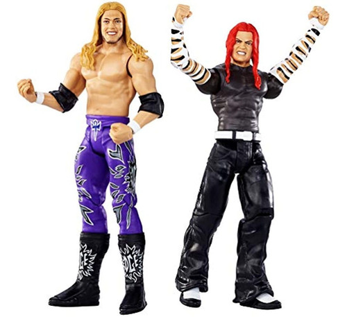 Serie Wwe, Jeff Hardy & Edge, En Multicolor - Mattel