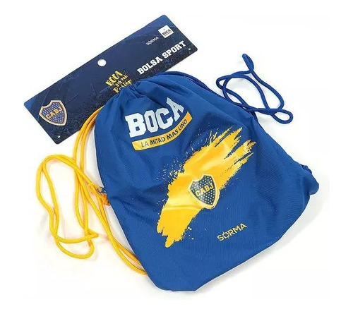 Bolsa Deportiva Box Sorma Boca Azul Unisex