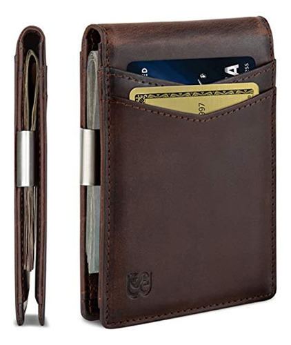 Serman Brands Money Clip Wallet - Billeteras Para Hombre, De