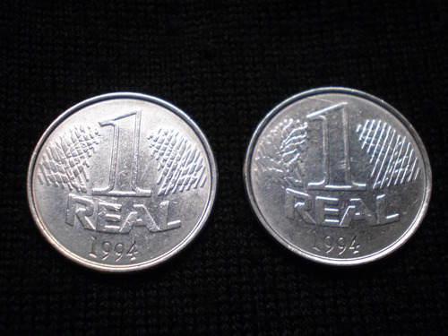 Brasil 1 Real Año 1994 Moneda De Acero Inoxidable Km#636