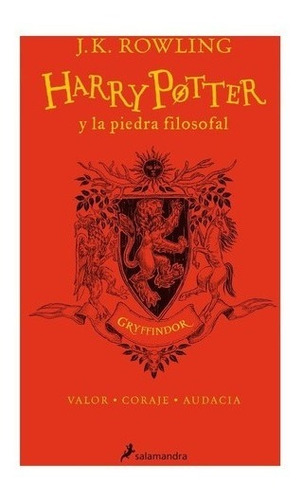 Harry Potter 1 - La Piedra Filosofal - Gryffindor- Tapa Dura