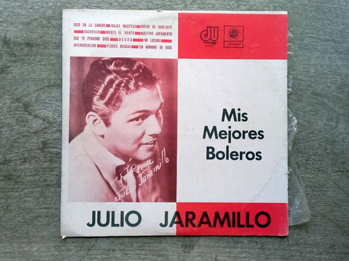 Disco Lp Julio Jaramillo - Mis Mejores Boleros (1978) R20