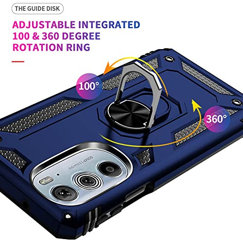 Funda Para Motorola Moto Edge Plus 2022 Edge+ 2022 Azul Meta