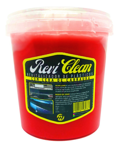 Revitalizador De Plasticos Cera De Carnauba Automotiva 400g