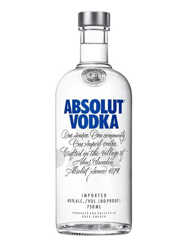 Vodka Absolut Azul 750 Ml