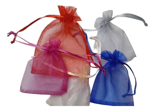 Bolsitas De Organza X 6 Unidades Color Según Stock