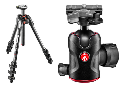 Manfrotto Mt190cxpro4 Carbon Fiber TriPod With 496rc2 Compac