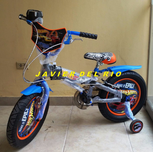 Bicicleta Niños Aro 16 Hot Wheels Nuevo Delivery*