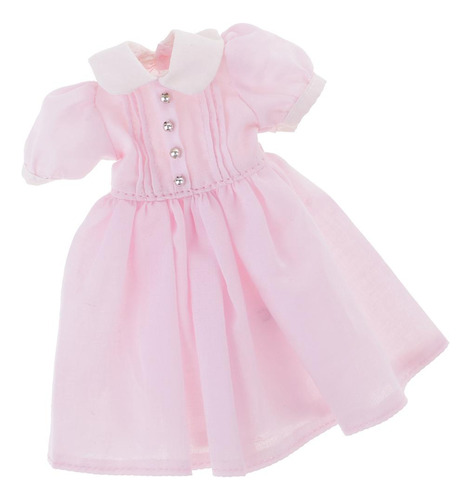 Vestido Para Muñeca Blythe Rosado