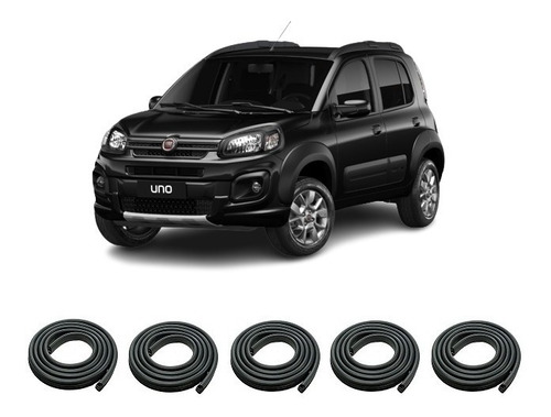 Fiat Uno Way Burletes De Puertas Delanteras Traseras Y Baul