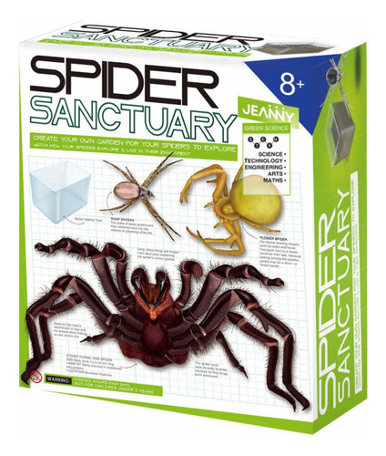 Habitat De Una Arana (spider Sanctuary)- Kit Cientifico