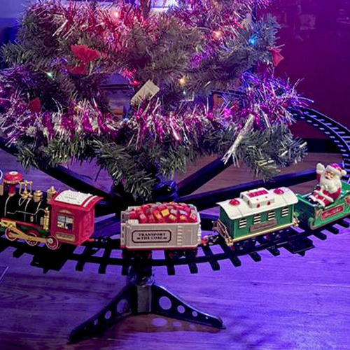 Tren De Navidad Eléctrico Juguete Decoración Del Árbol De