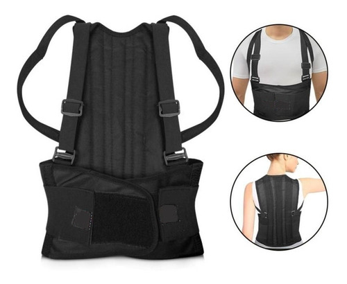 Corrector Postura Faja Dorso Lumbar Sacro Unisex Reforzados