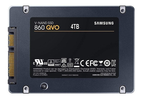 Disco sólido interno Samsung 860 QVO MZ-76Q4T0 4TB