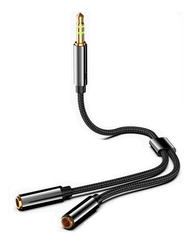 Doble Conector Stereo Para 2 Audifonos Comparte Musica