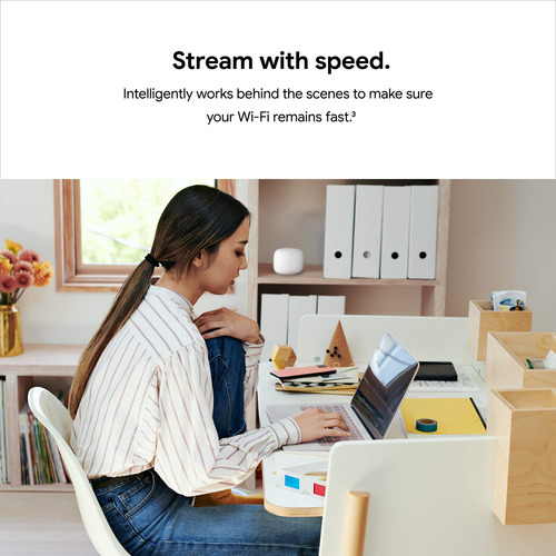 Sistema Wi-fi Google Nest Wifi Pack 2 Con Extensor