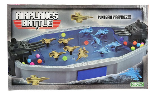 Juego De Mesa Batalla Naval Aviones Punteria Y Rapidez Niños
