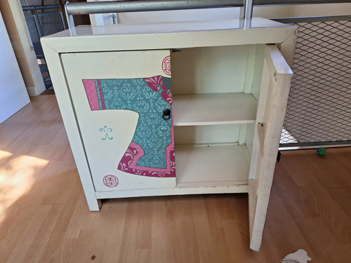 Cómoda Oriental De Madera 84,5 X 39,5 X 79,5 Cm Blanco (Usado)