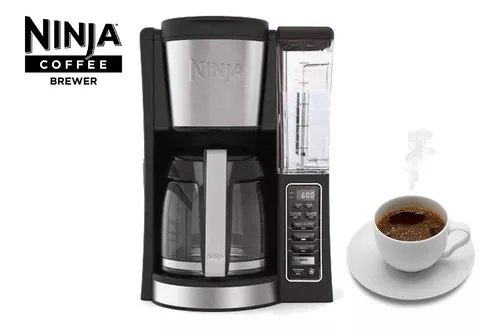Ninja® Cafetera Programable 12 Tazas, Jarra de Vidrio, Acero Inoxidable,  CE250