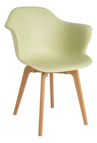 Silla Eames Con Descansabrazos Comedor Polipropileno Durable