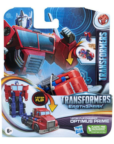 Transformers Figura Optimus Muñeco Earthspark Hasbro F6716