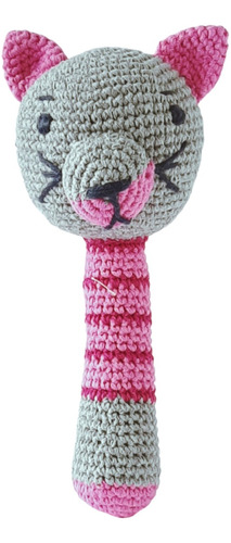 Sonajero Gatita  Amigurumi Tejido Crochet Agujas Ingeniosas 