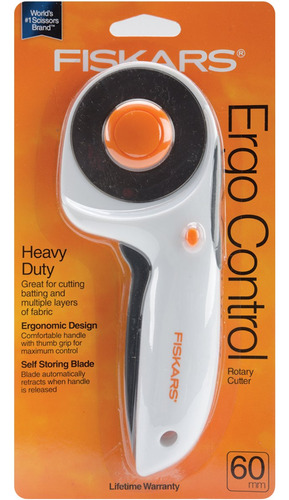 Fiskars - Ergo Control Rotary Cutter, 2.362 In