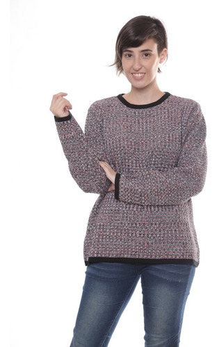Imagen 1 de 9 de Pullover - Sweater Tejido Mujer Talles Grandes Premium 3401