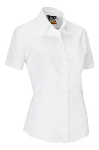 Blusa blanca manga corta hotsell