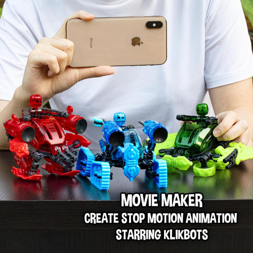 Zing Klikbot Megabots - Crea Animación Stop Motion, Para Eda