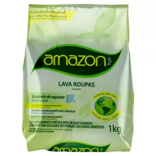 Sabão em pó Amazon H2O antibacterial pacote 1 kg