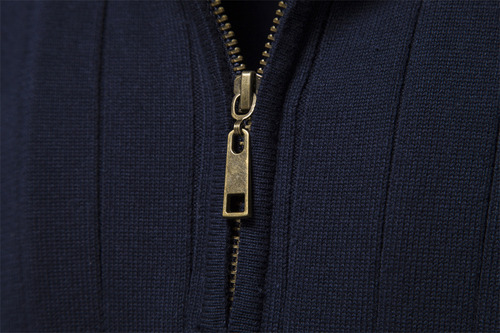 Sudadera Casual Con Cuello Alto Y Media Cremallera Para Homb
