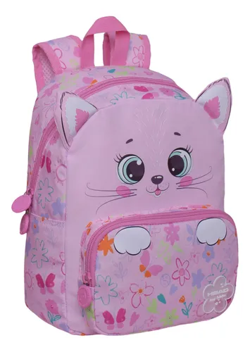 comprar Mochila Infantil Pop Gatito Flower Rosado Head