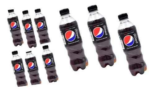 Pepsi Black 355ml Paquete Con 9 Unidades.