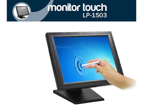 Monitor Touch Screen K-mex 15 Polegadas Lp-1503
