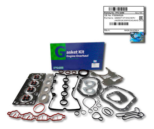 Kits Juego Empacaduras Cruze 2011 2012 2013 Original