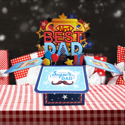 Tarjeta Del Día En 3d, Tarjeta De Cumpleaños , Tarjeta Del