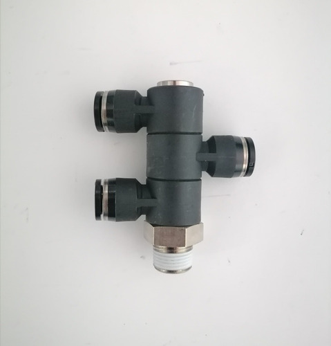 Conexión Rápida - Codo Neumática - 3/8 Npt X 10mm