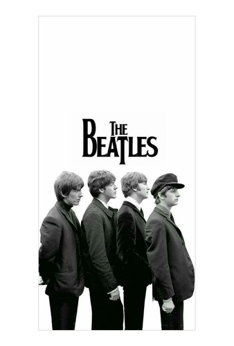 Póster Papel Fotográfico Banda Beatles Nostalgia Sala 40x80