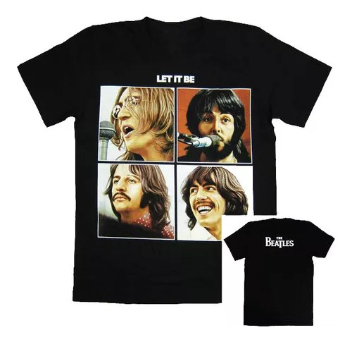 Remera Clasica Banda The Beatles Let It Be  Infantil