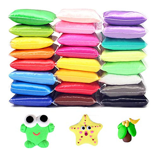  Air Dry Clay 24 Colors Diy Modeling Clay Light Molding...