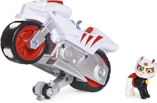 Motocicleta Wildcat De Paw Patrol Con Figura Coleccionable